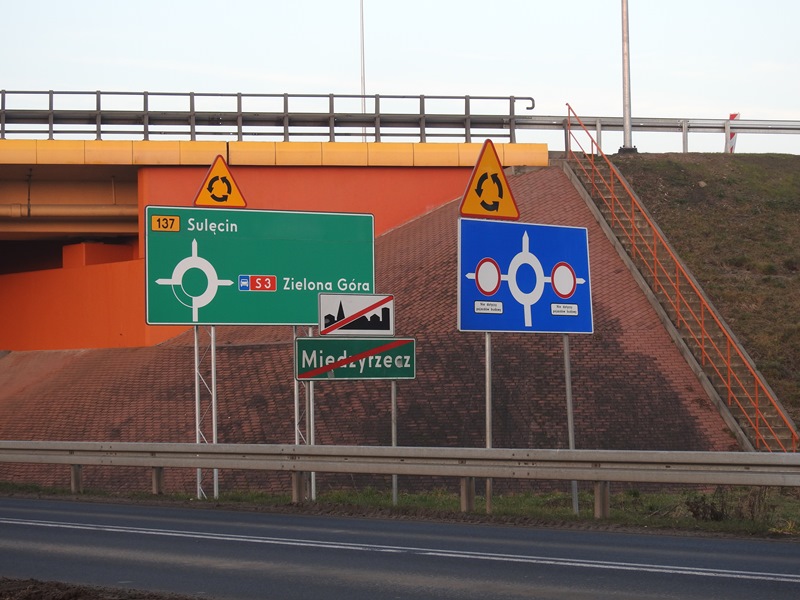 Ilustracja do informacji: Uwaga, otwarcie węzła Międzyrzecz Zachód