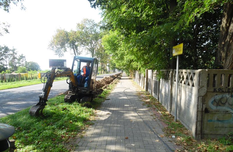 Ilustracja do informacji: Budowa oświetlenia przy ul. Poznańskiej