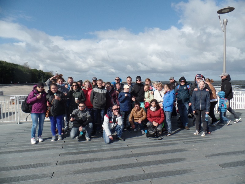 Ilustracja do informacji: Uczestnicy ŚDS odwiedzili nadmorskie miejscowości