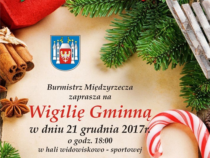 Ilustracja do informacji: Burmistrz Remigiusz Lorenz zaprasza na Wigilię Gminną