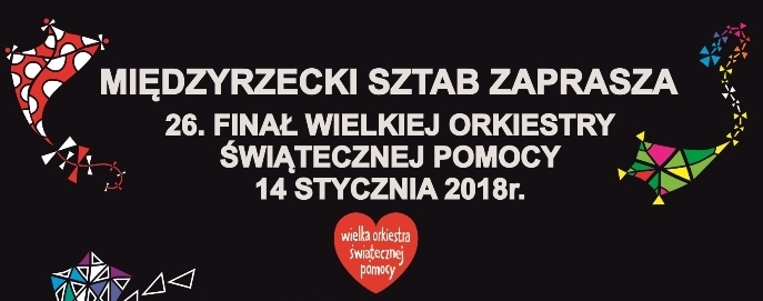 Ilustracja do informacji: Już w niedzielę 26. Finał WOŚP, zapraszamy!