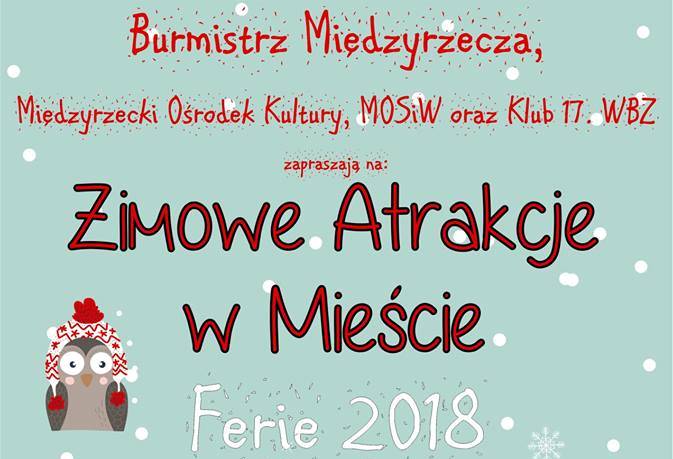 Ilustracja do informacji: Burmistrz Remigiusz Lorenz zaprasza na ferie zimowe