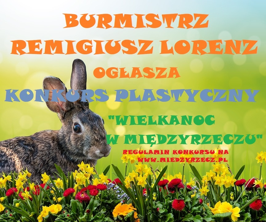 Ilustracja do informacji: KONKURS PLASTYCZNY "WIELKANOC W MIĘDZYRZECZU"