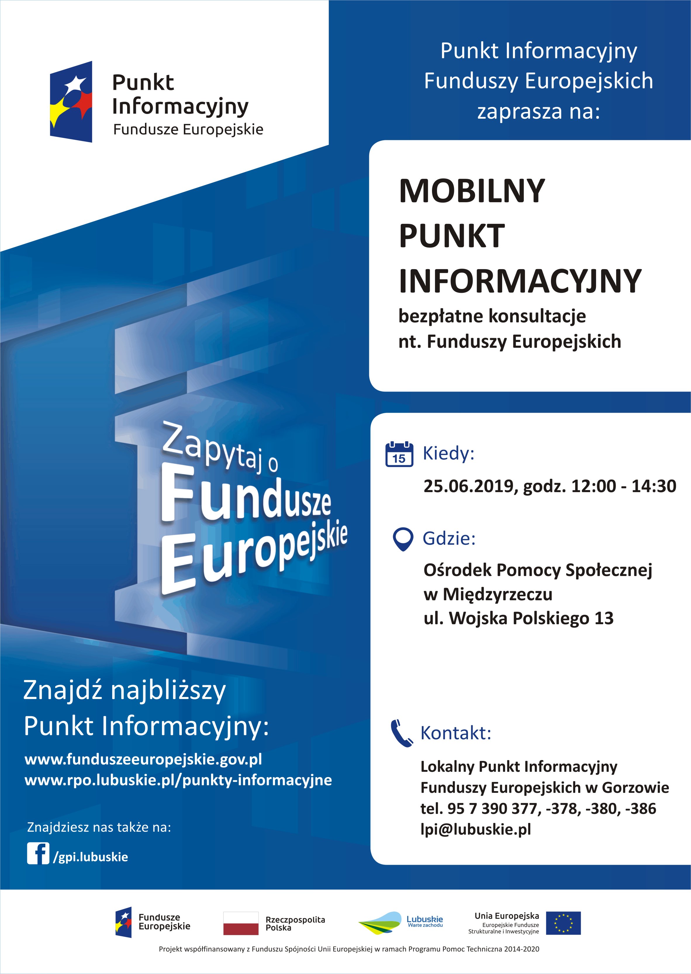 Ilustracja do informacji: Informacja dla mieszkańców. Mobilny Punkt Informacyjny w Międzyrzeczu 