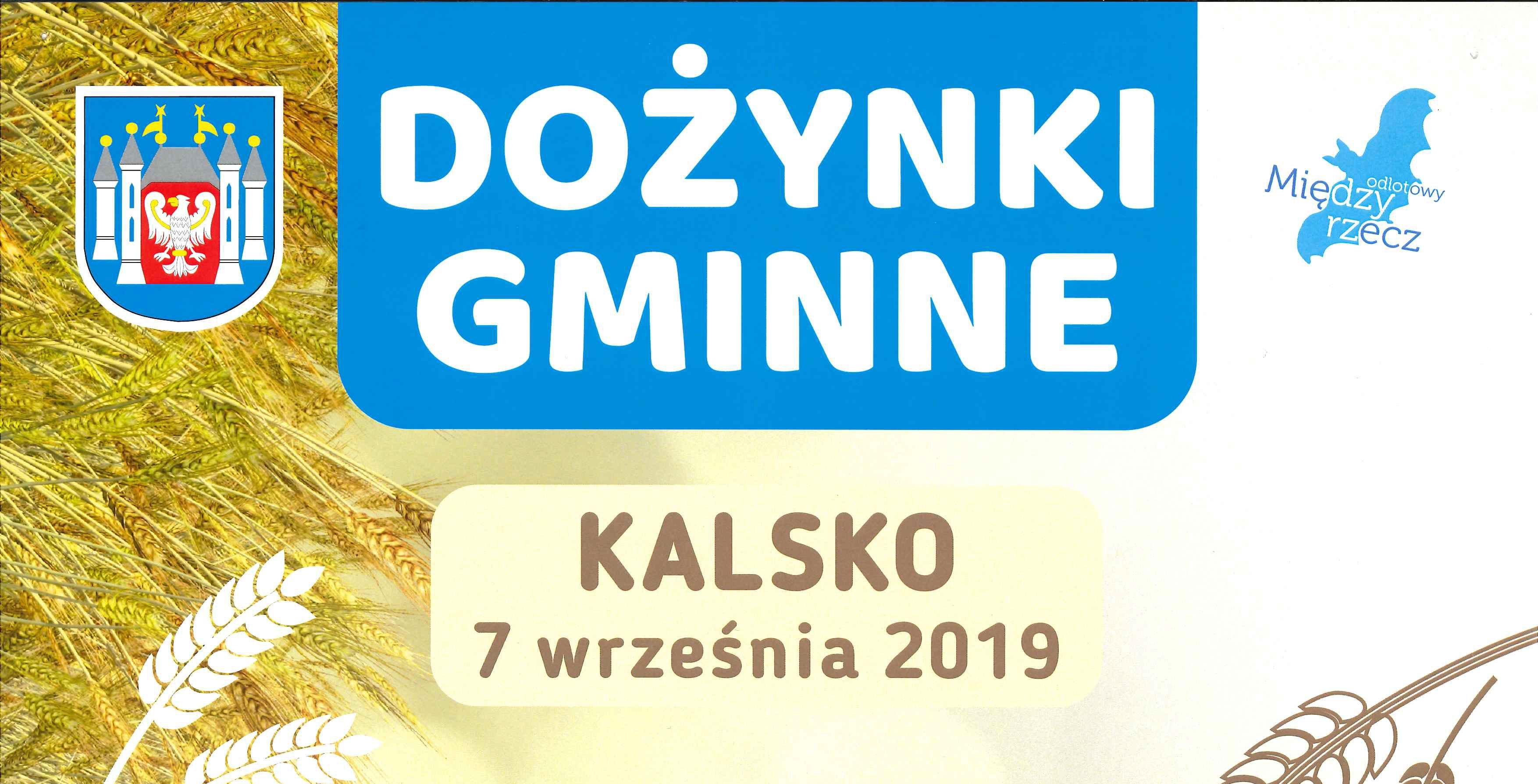 Ilustracja do informacji: Zaproszenie na Dożynki Gminne w Kalsku