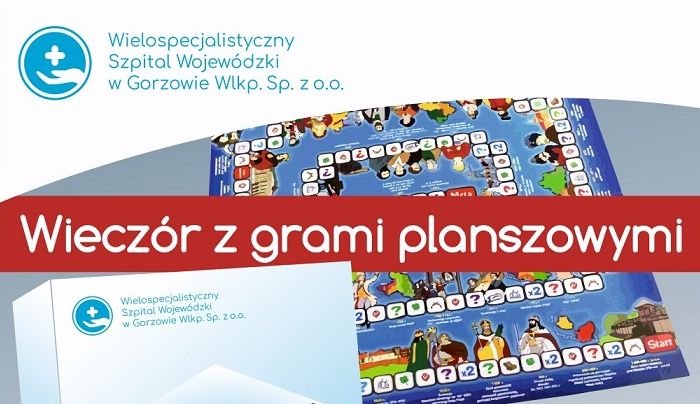 Ilustracja do informacji: Wieczór z grami planszowymi w gorzowskim szpitalu 