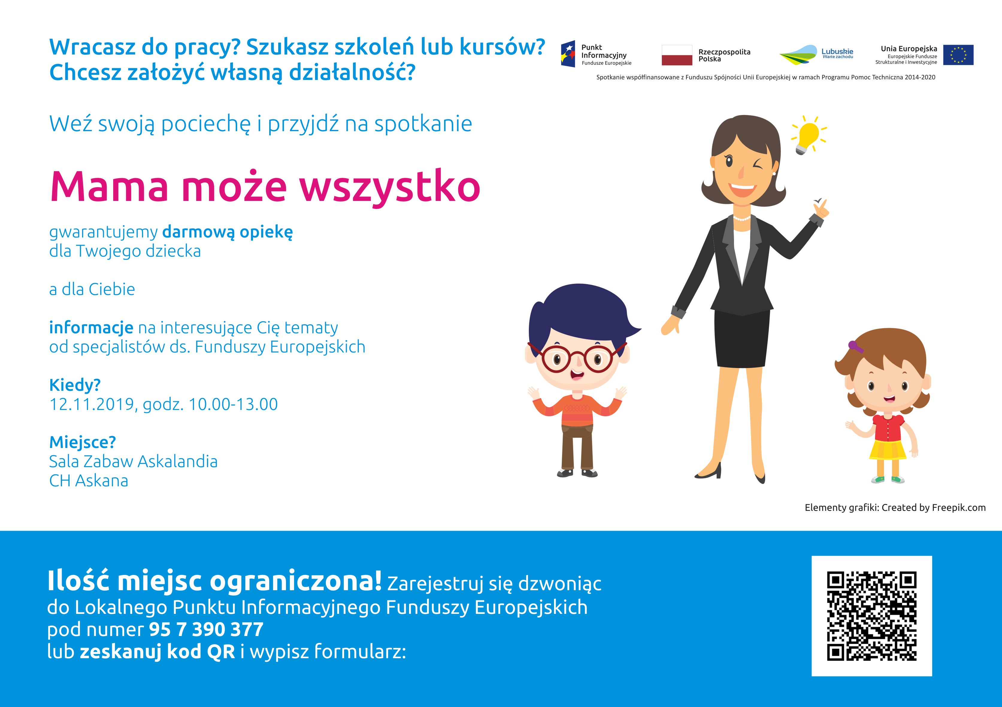 Ilustracja do informacji: Bezpłatne spotkanie informacyjne pn. „Mama może wszystko” w Gorzowie Wlkp.