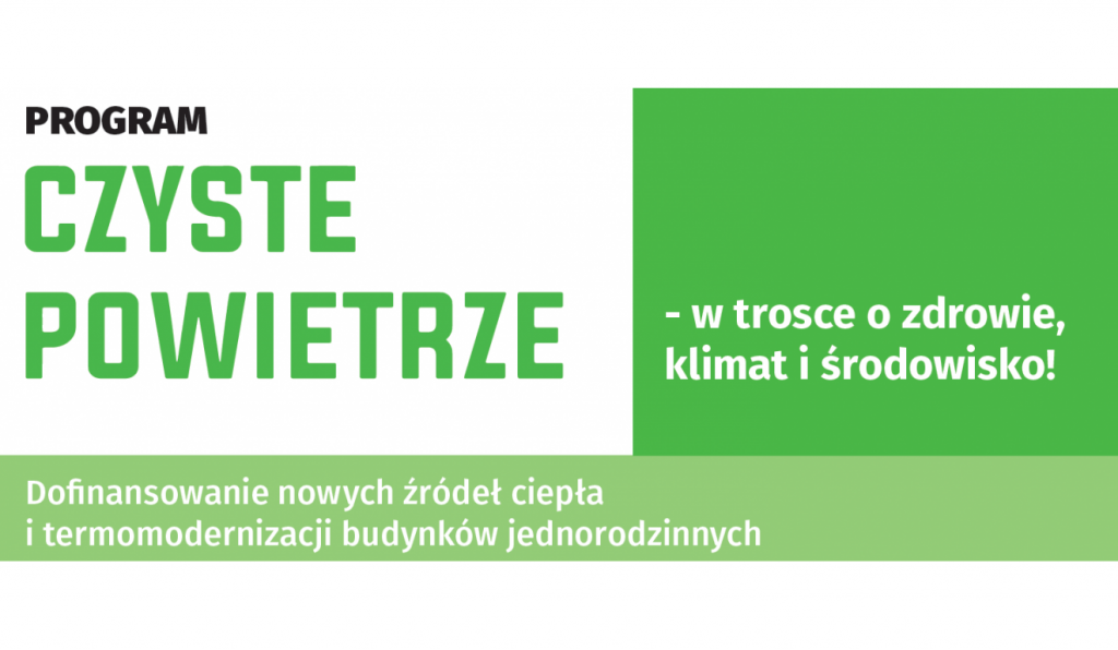 Ilustracja do informacji: Informacje o programie "Czyste Powietrze"