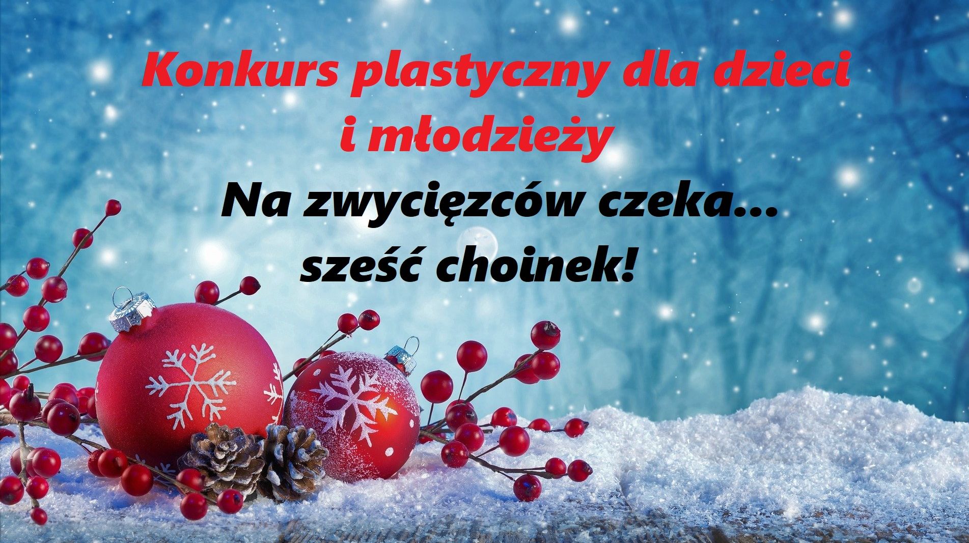 Ilustracja do informacji: Świąteczny konkurs plastyczny dla dzieci i młodzieży