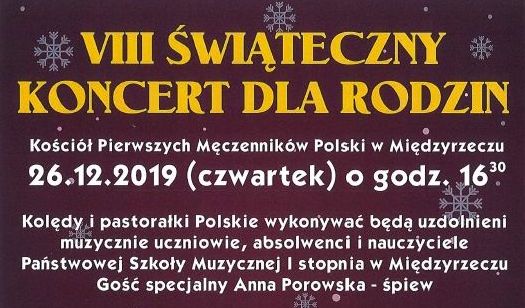 Ilustracja do informacji: Świąteczny koncert dla Rodzin