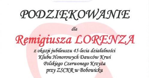 Ilustracja do informacji: Krwiodawcy podziękowali burmistrzowi