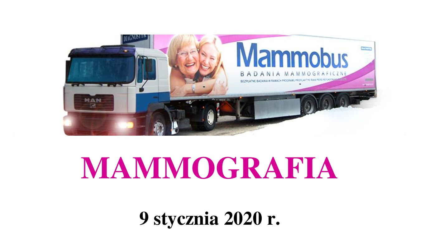 Ilustracja do informacji: Zapraszamy na badania mammograficzne