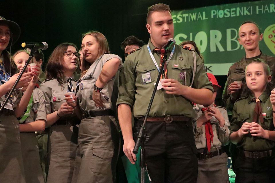 Ilustracja do informacji: Harcerze rozśpiewali Międzyrzecz!