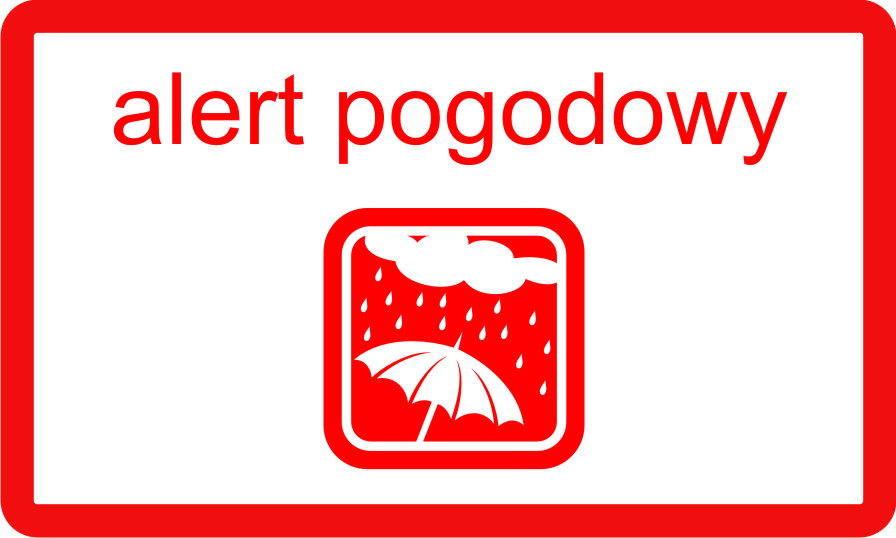 Ilustracja do informacji: Ostrzeżenie meteorologiczne 