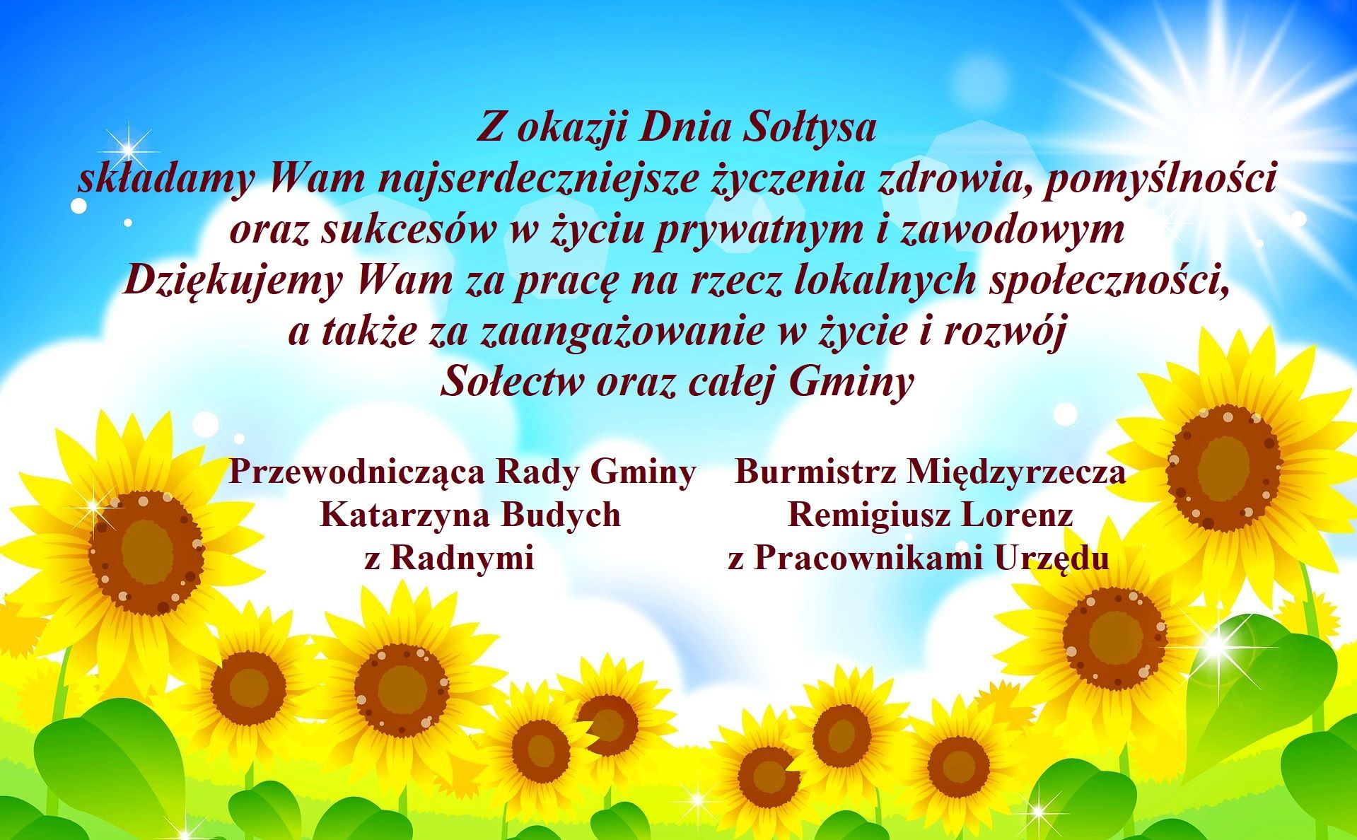 Ilustracja do informacji: Życzenia dla Sołtysów 