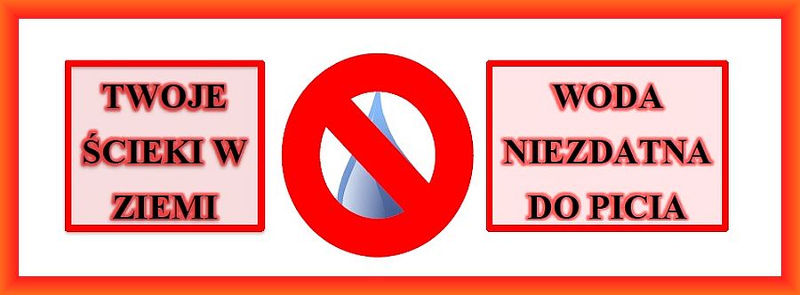 Ilustracja do informacji: Wylewasz ścieki na pola, zatruwasz siebie i innych