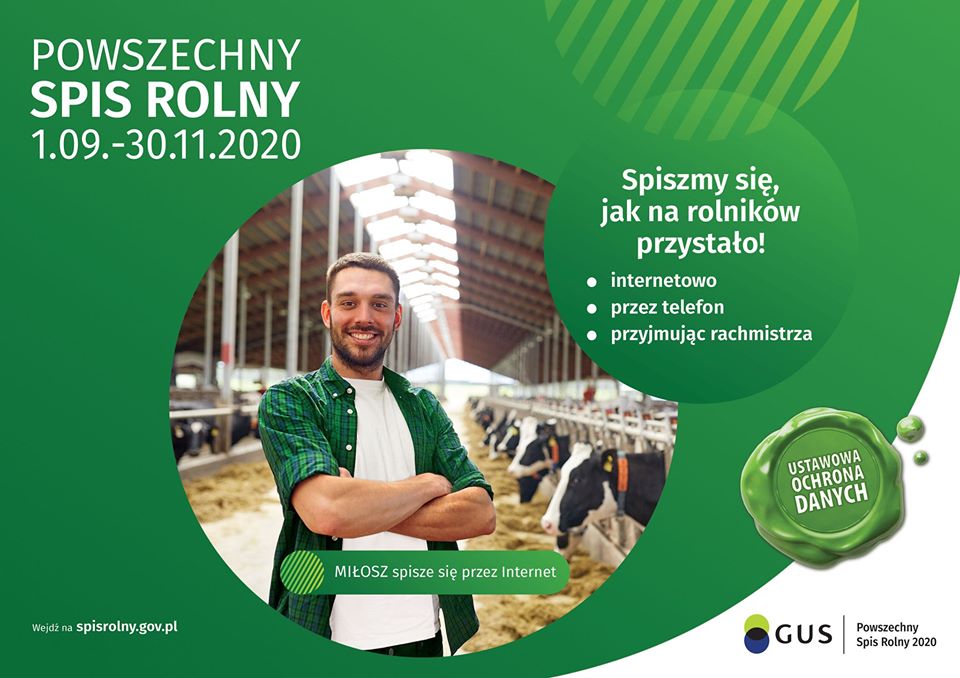 Ilustracja do informacji: Powszechny Spis Rolny 2020