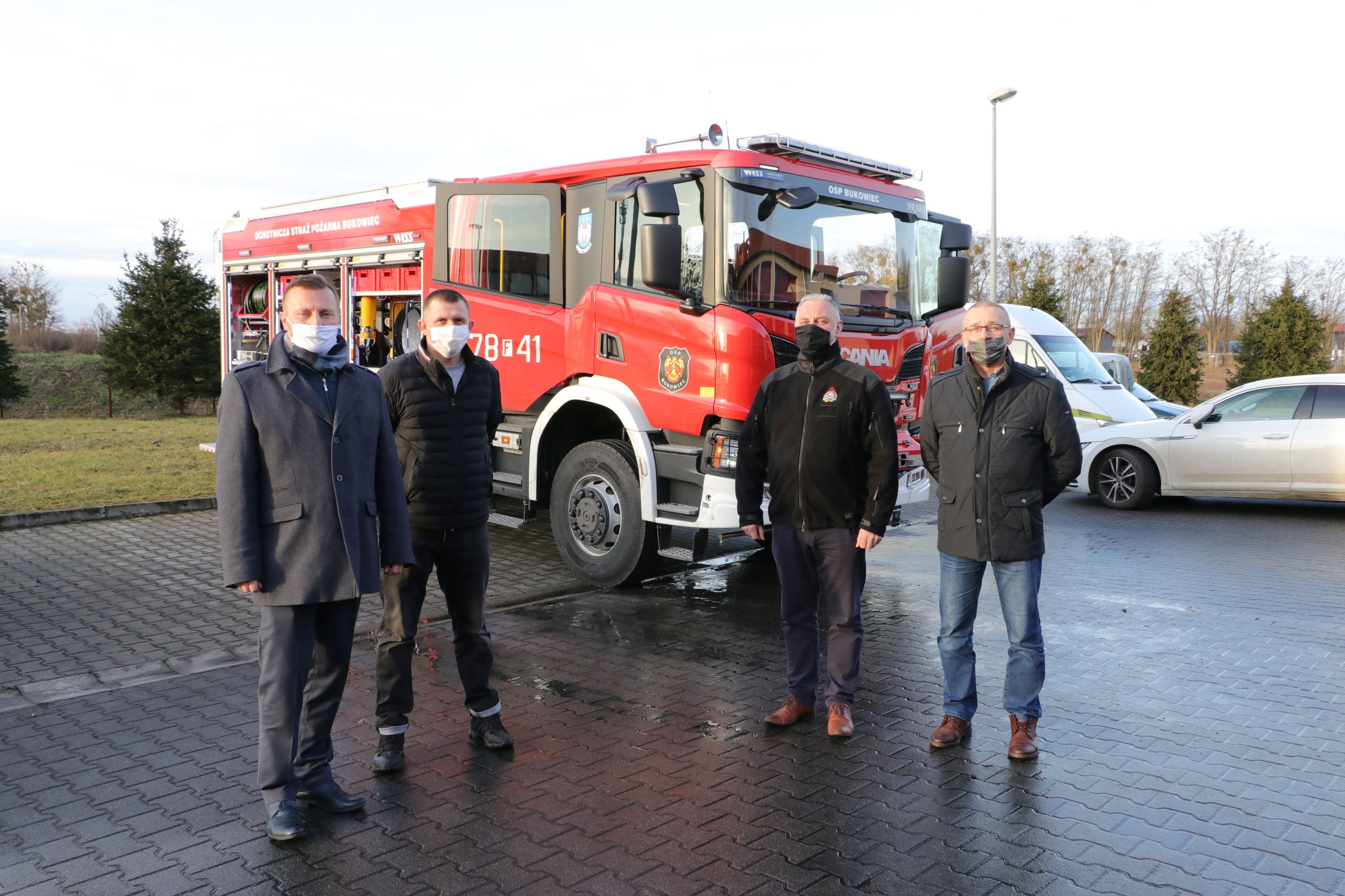 Ilustracja do informacji: Nowy wóz bojowy dla strażaków z Bukowca