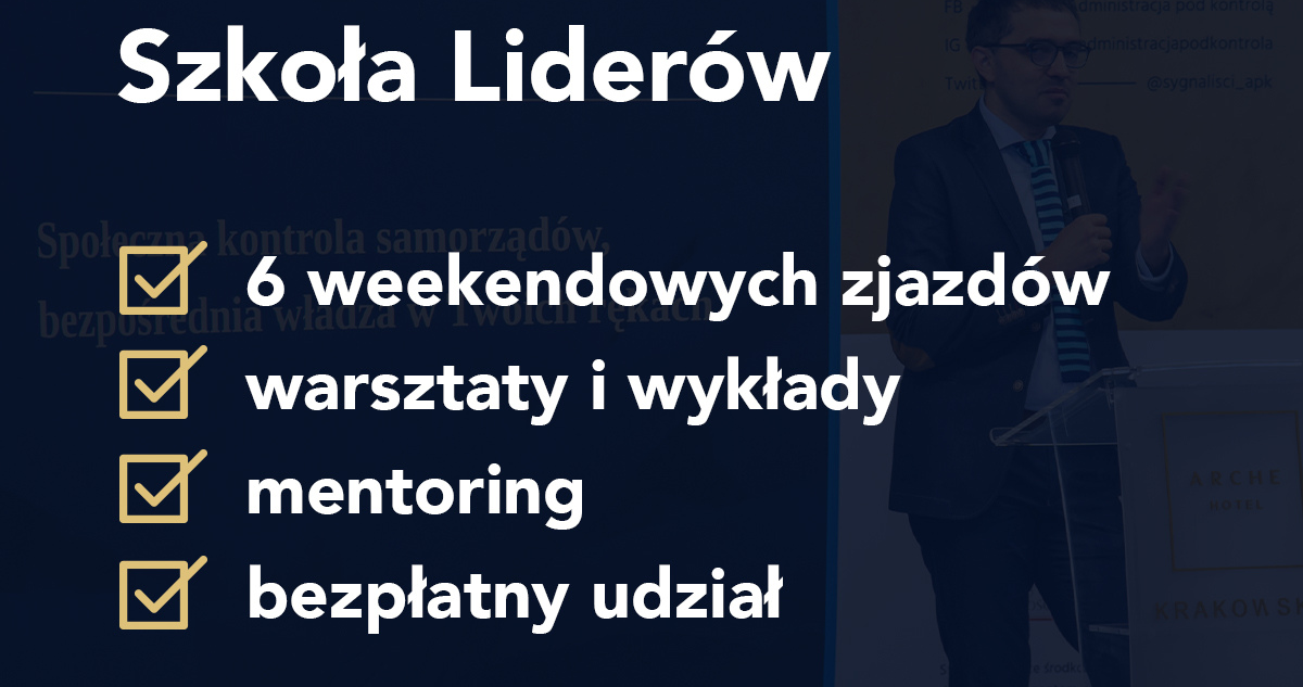 Ilustracja do informacji: Rekrutacja do Szkoły Liderów