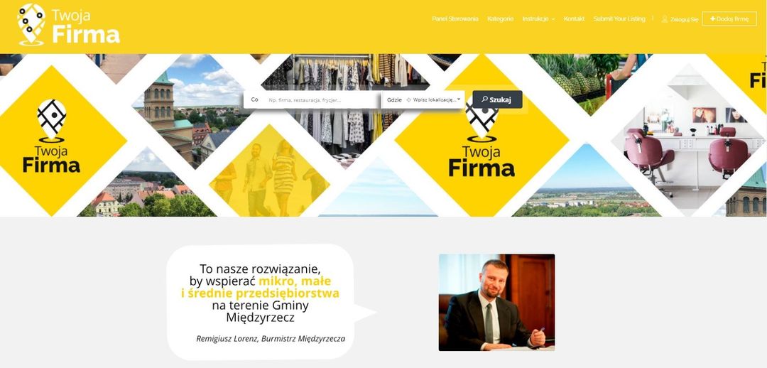 Ilustracja do informacji: Nasze firmy w zasięgu ręki