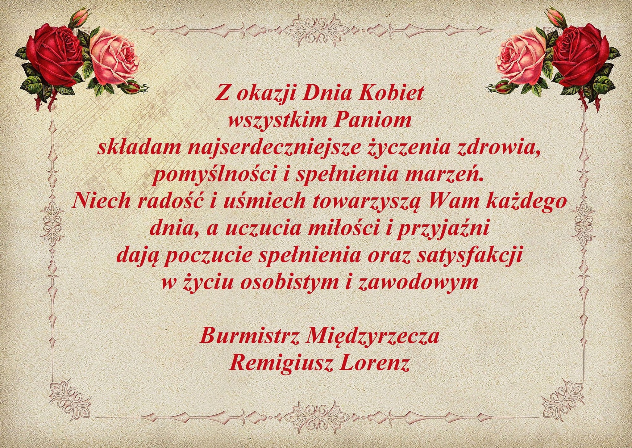 Ilustracja do informacji: Życzenia z okazji Dnia Kobiet