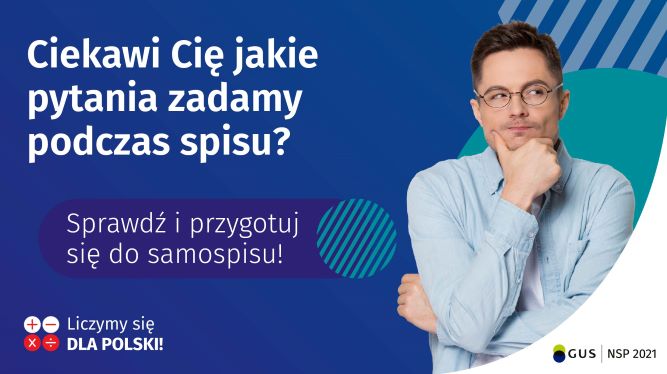 Ilustracja do informacji: Lista pytań w Narodowym Spisie Powszechnym Ludności i Mieszkań 2021 