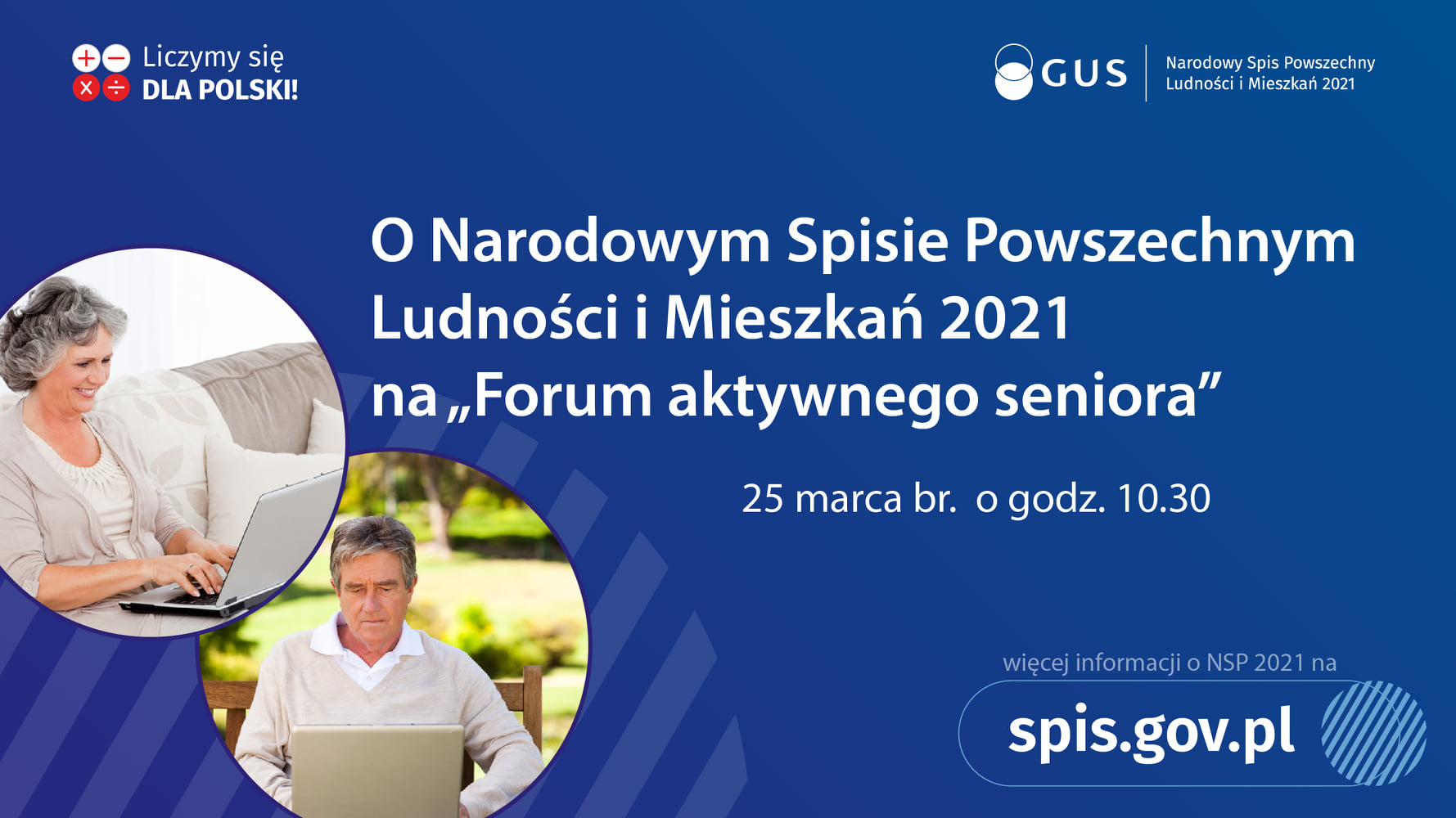 Ilustracja do informacji: Forum Aktywnego Seniora na temat Narodowego Spisu Powszechnego 