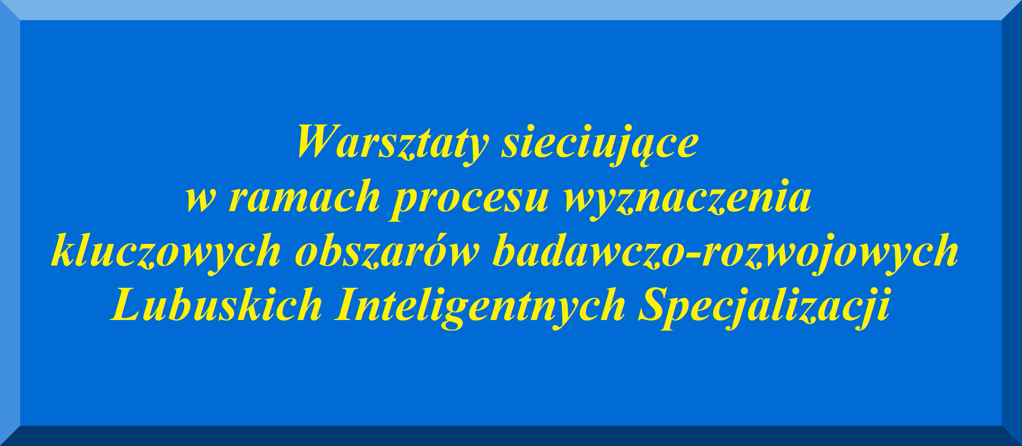 Ilustracja do informacji:  Zaproszenie na warsztaty 