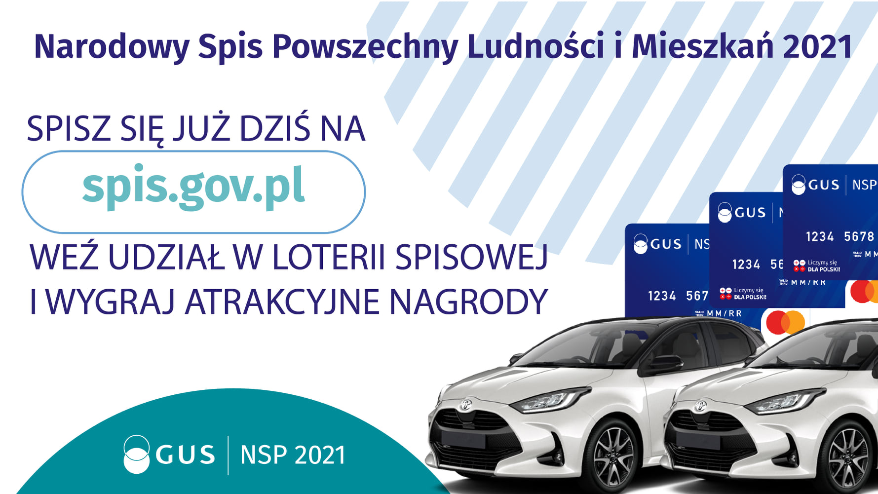 Ilustracja do informacji: Weź udział w Narodowym Spisie Powszechnym Ludności i Mieszkań i wygraj atrakcyjne nagrody w Loterii Spisowej
