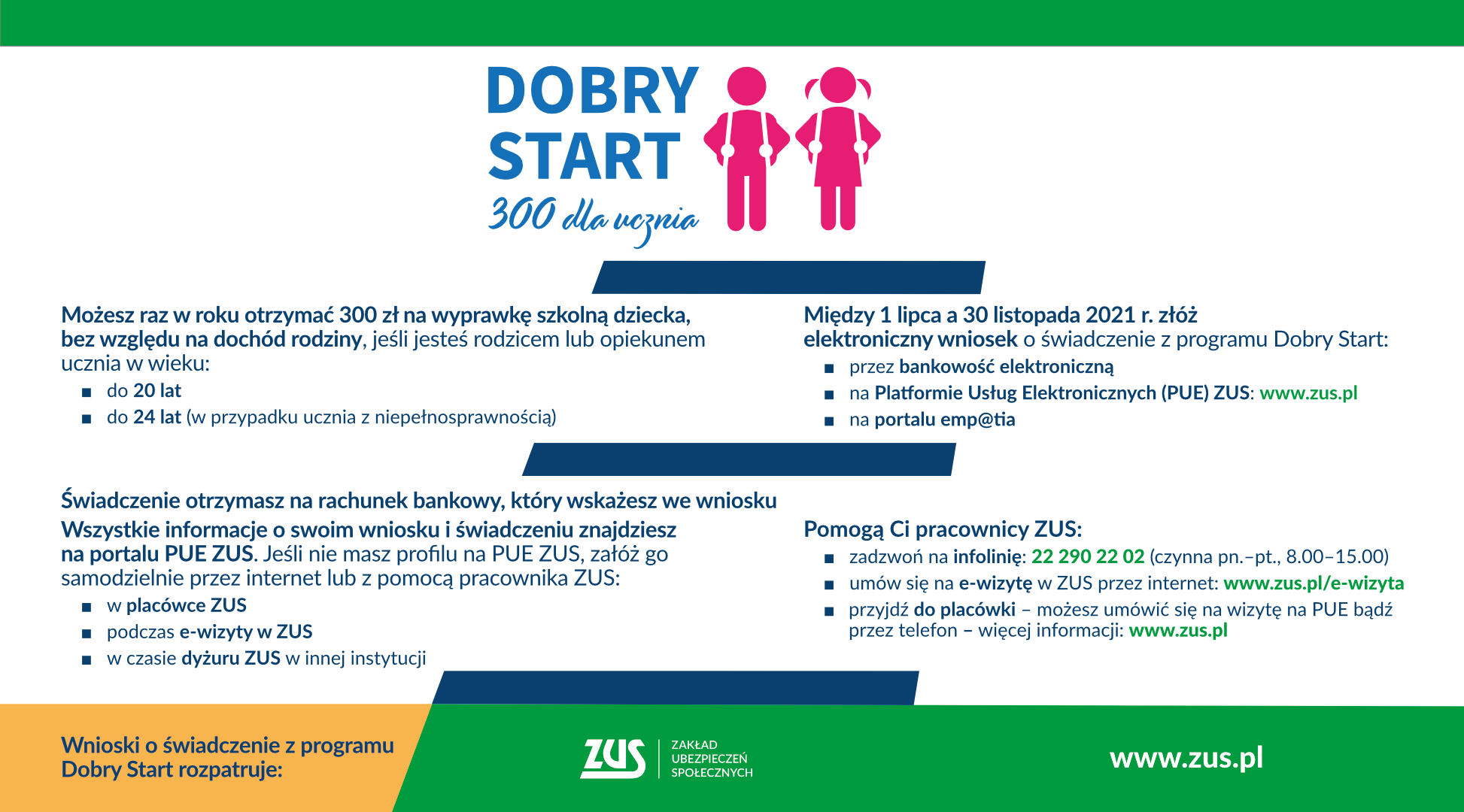Ilustracja do informacji: Program Dobry Start 
