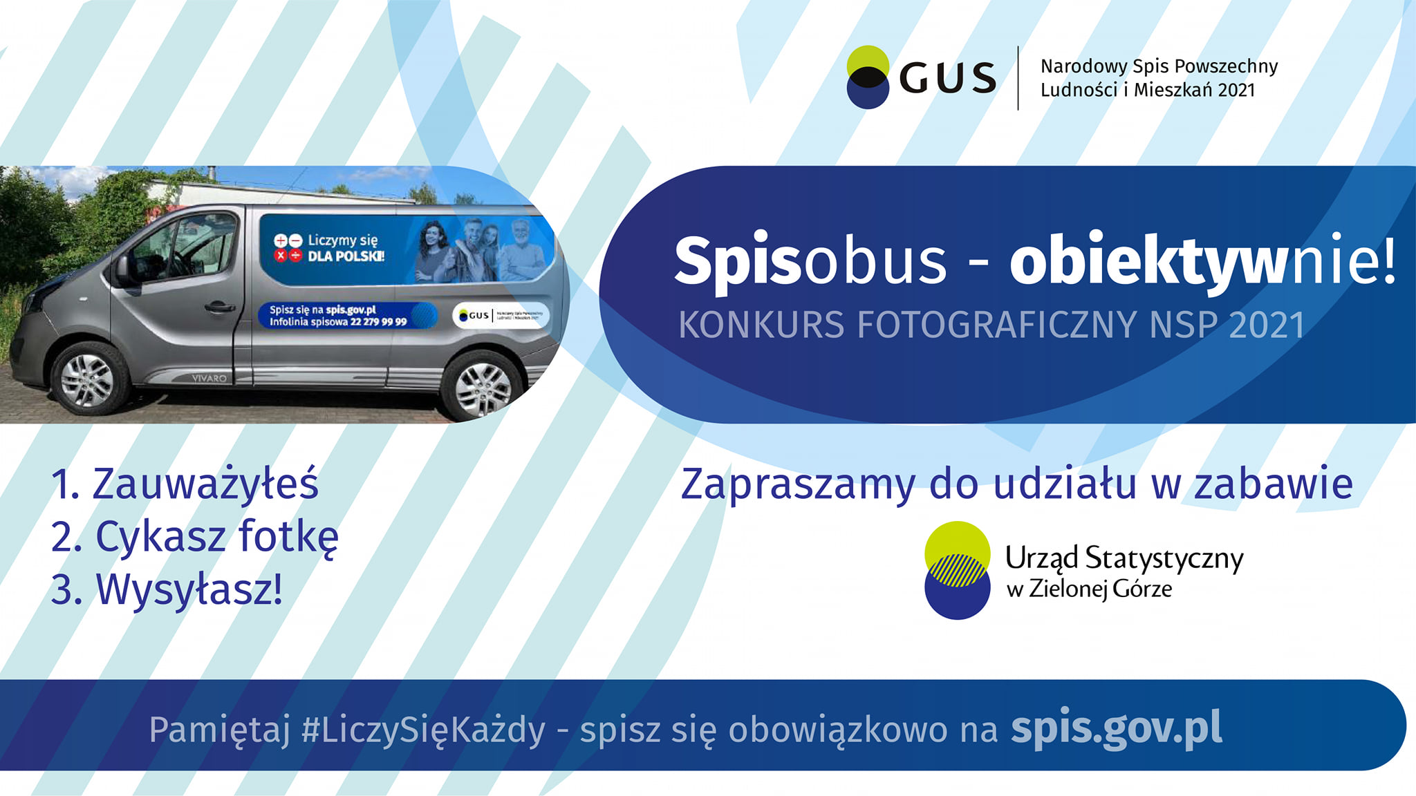 Ilustracja do informacji: Zrób zdjęcie Spisobusu i wygraj nagrodę! 