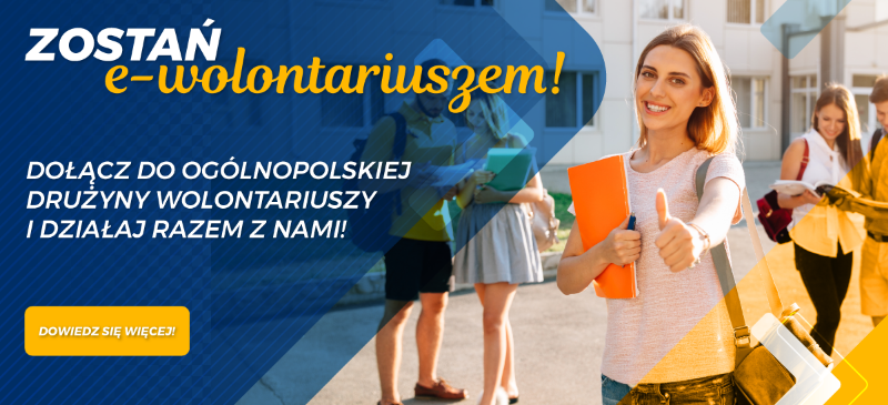 Ilustracja do informacji: Akcja „E-wolontariat”