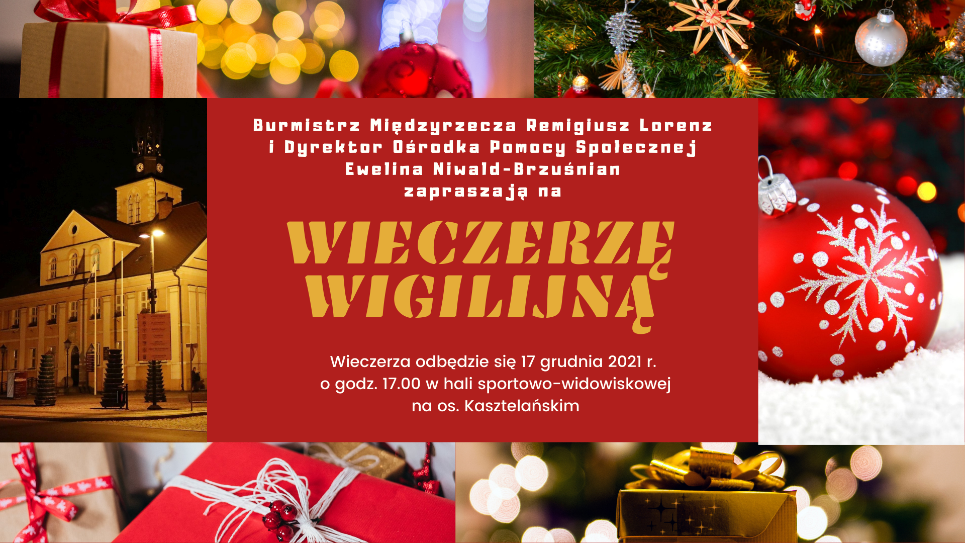 Ilustracja do informacji: Gminna Wieczerza Wigilijna 