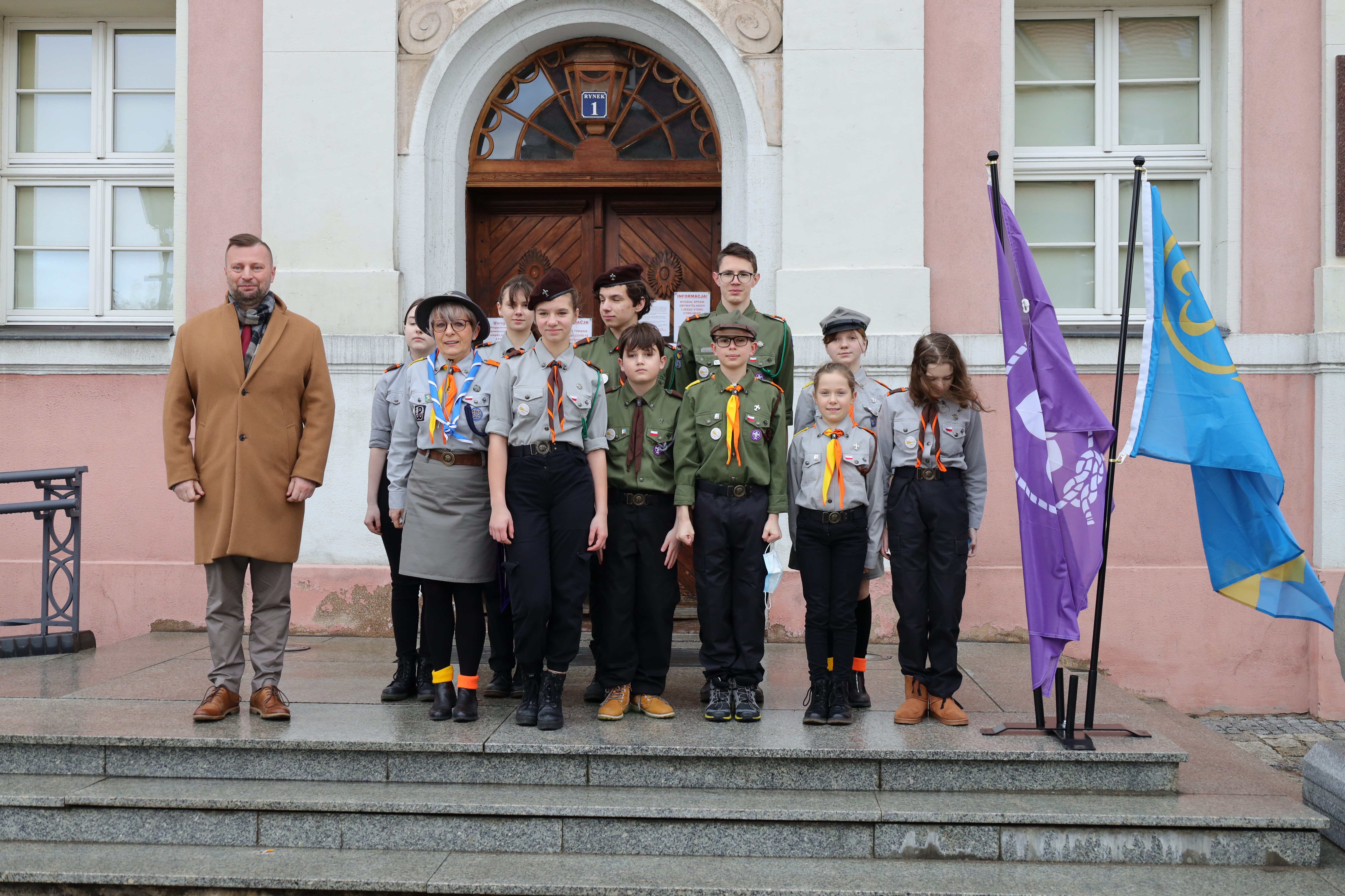 Ilustracja do informacji: Harcerze świętują Dzień Myśli Braterskiej