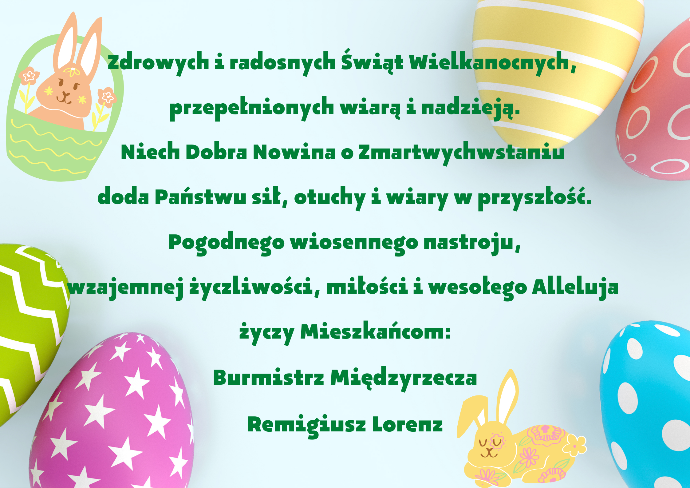 Ilustracja do informacji: Życzenia Wielkanocne 