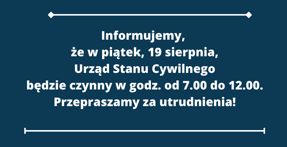 Ilustracja do informacji: Ważna informacja dla Mieszkańców 