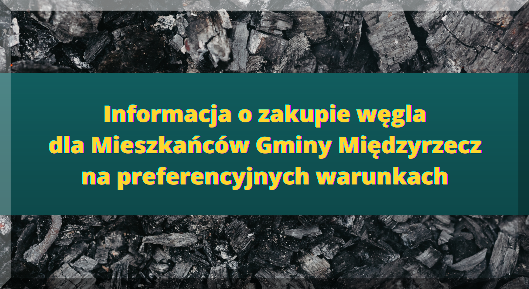 Ilustracja do informacji: Informacja o zakupie węgla dla Mieszkańców Gminy Międzyrzecz 