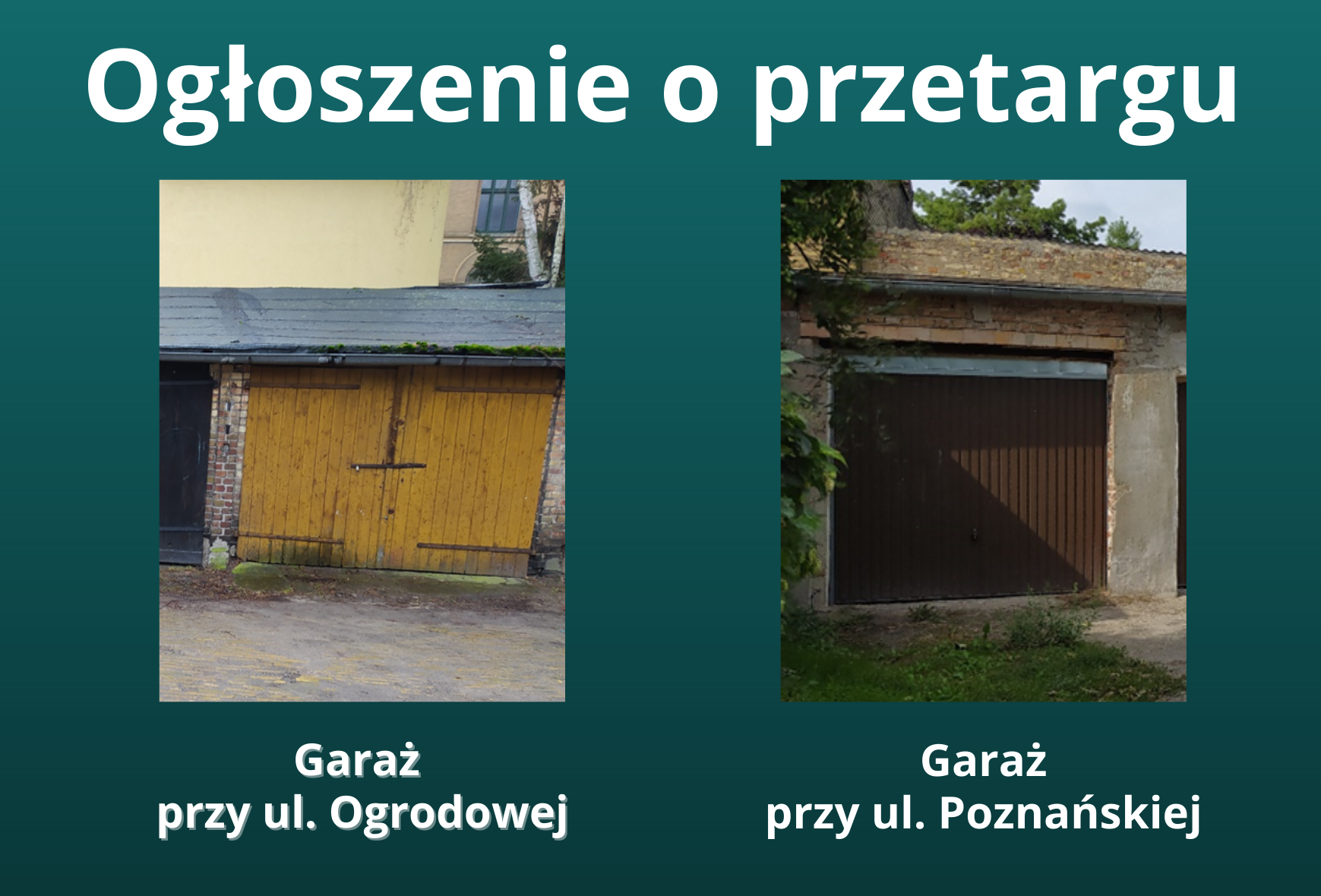 Ilustracja do informacji: Szukasz garażu w Międzyrzeczu? Mamy dla Ciebie dwie oferty!