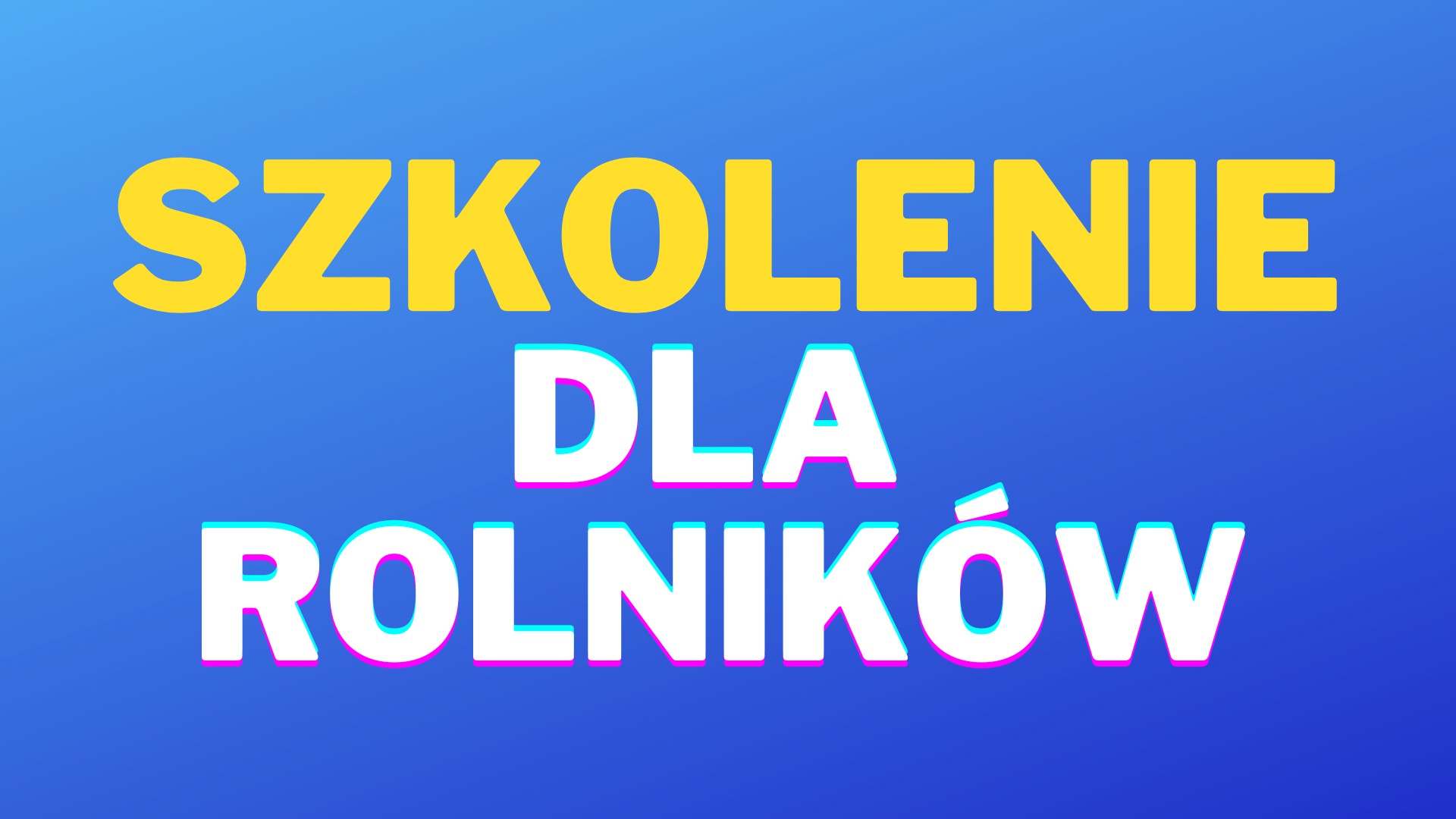 Ilustracja do informacji:  Bezpłatne szkolenia dla rolników 