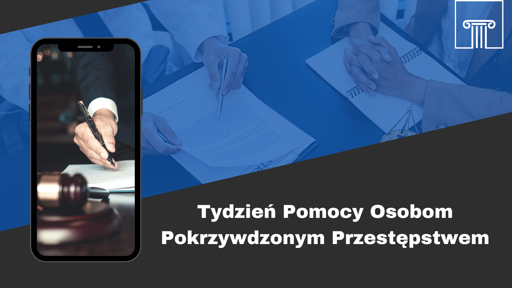 Ilustracja do informacji: Tydzień Pomocy Osobom Pokrzywdzonym Przestępstwem