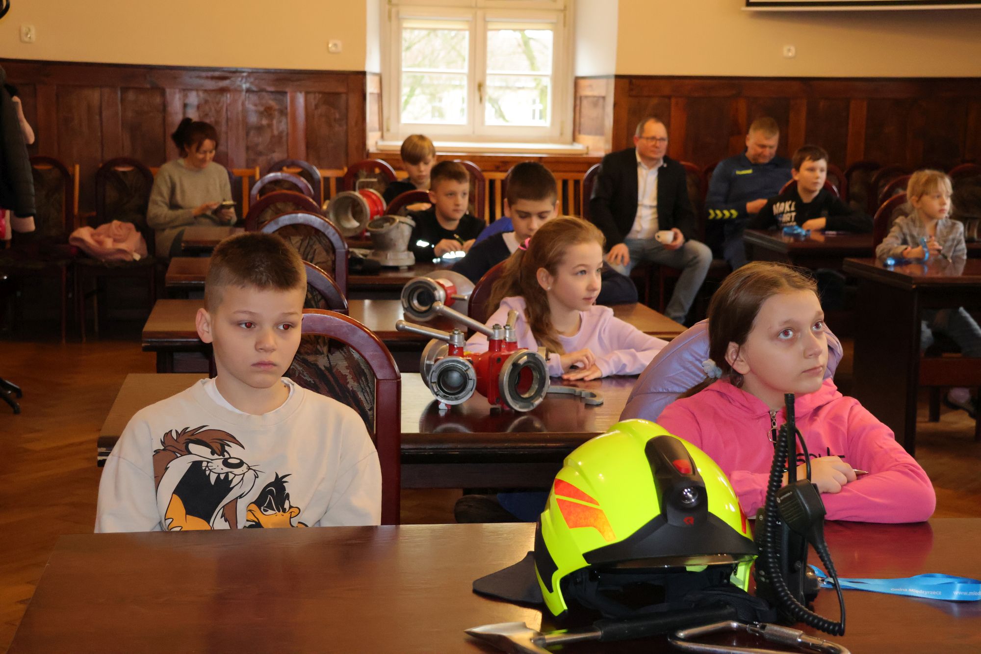 Ilustracja do informacji: Młodzi strażacy w turniejowych szrankach