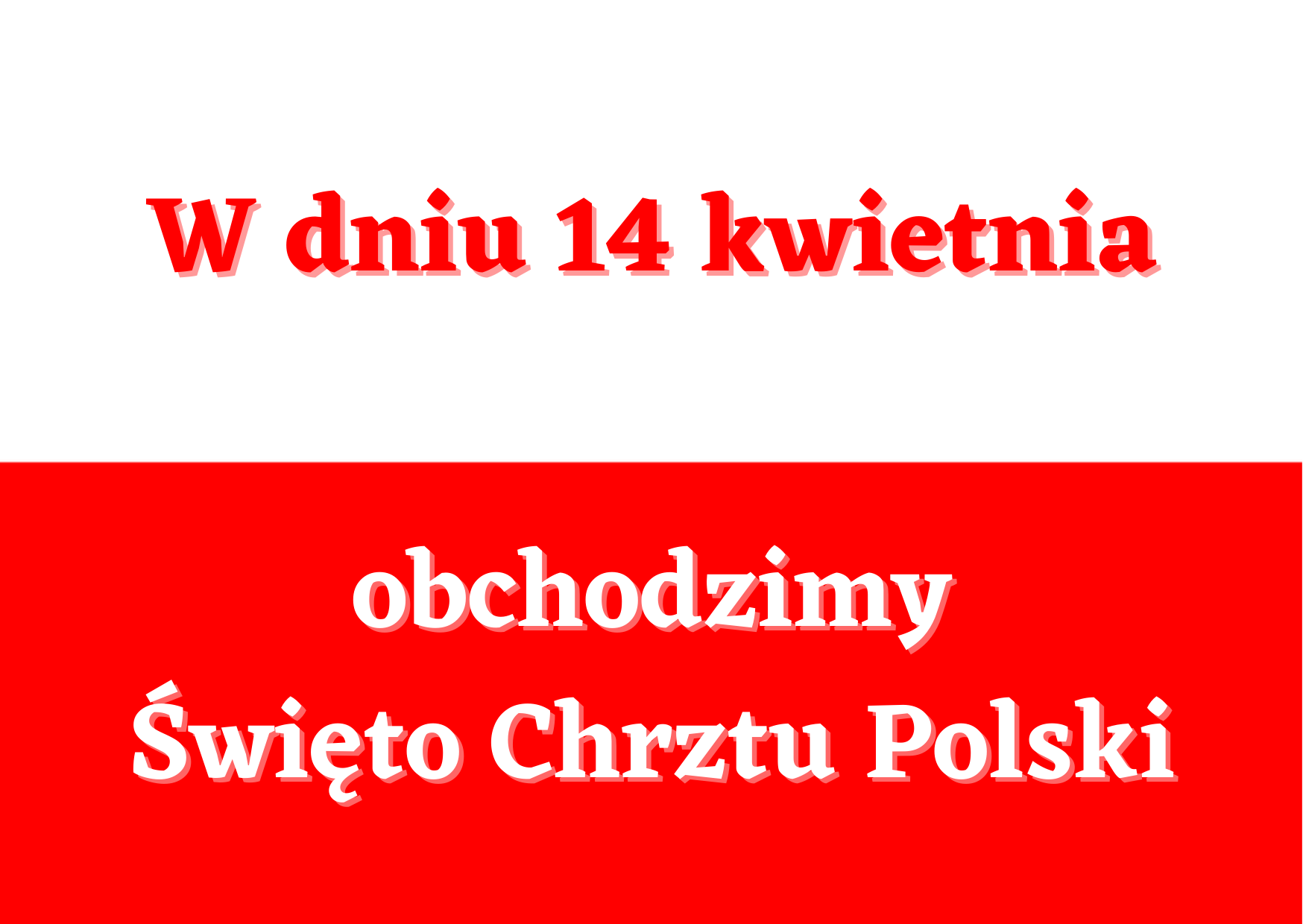 Ilustracja do informacji: Święto Chrztu Polski 