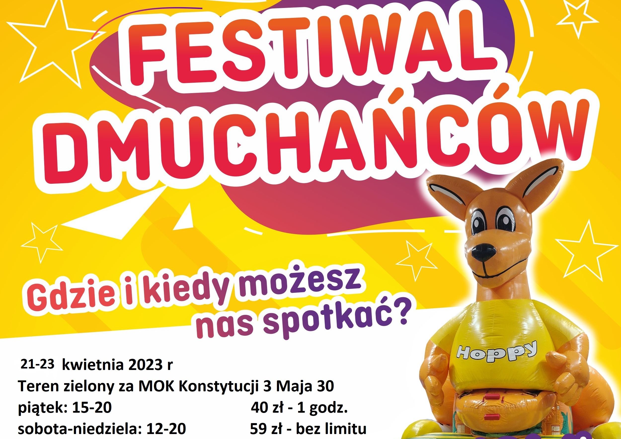 Ilustracja do informacji: Festiwal Dmuchańców
