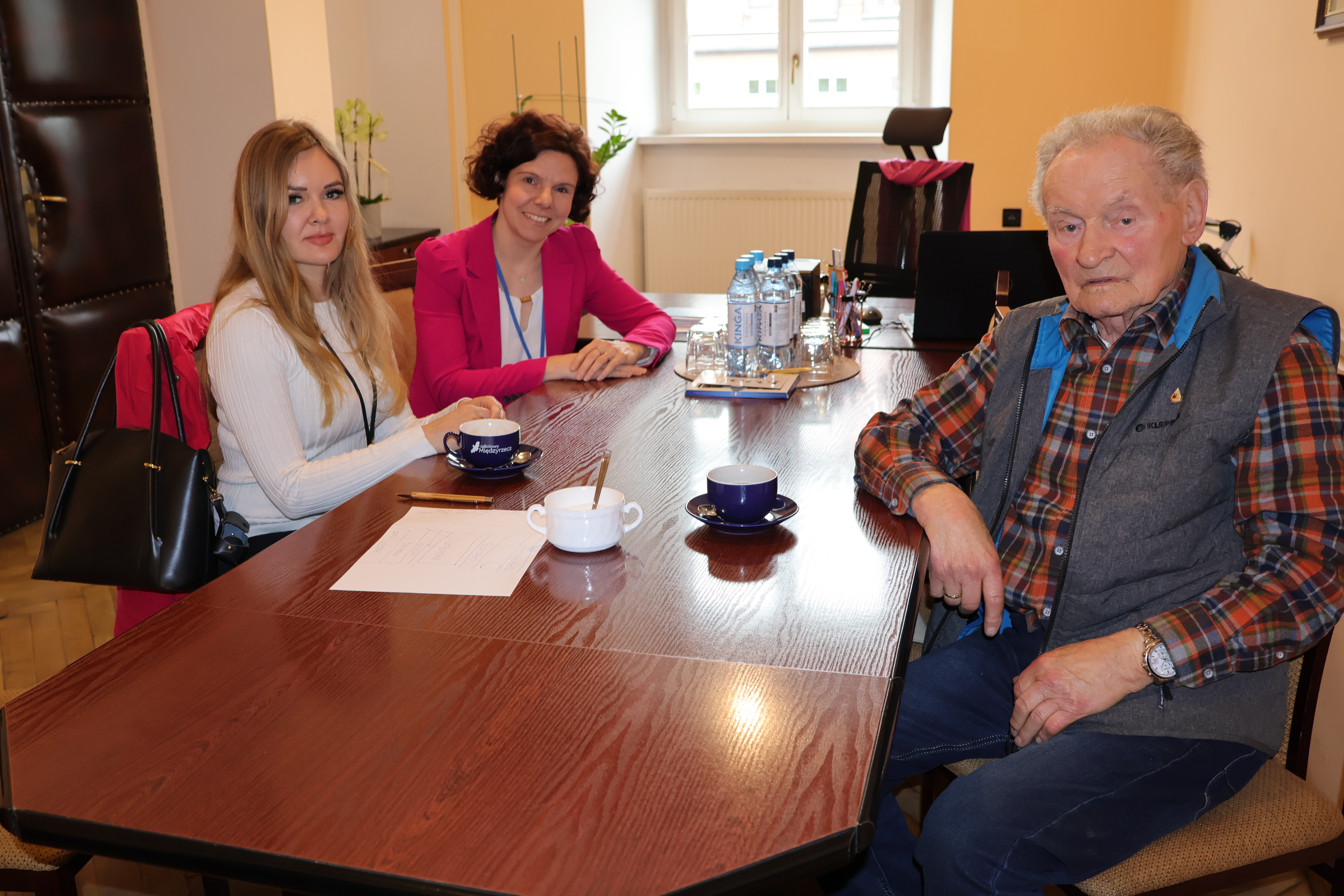 Ilustracja do informacji: Gościliśmy w Ratuszu Martina Meissnera – byłego mieszkańca naszego miasta