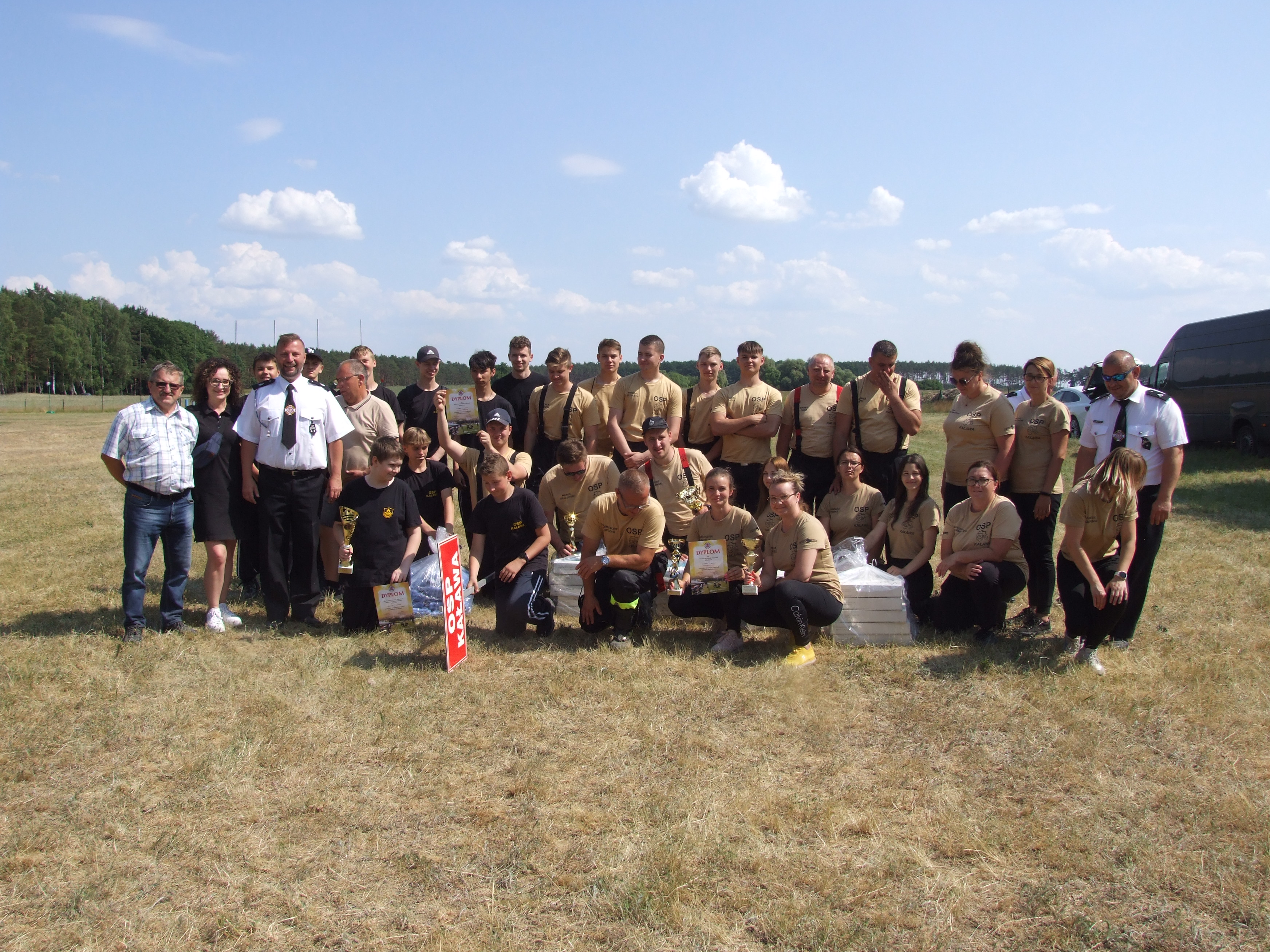 Ilustracja do informacji: Dubeltowy sukces strażaków z Kaławy