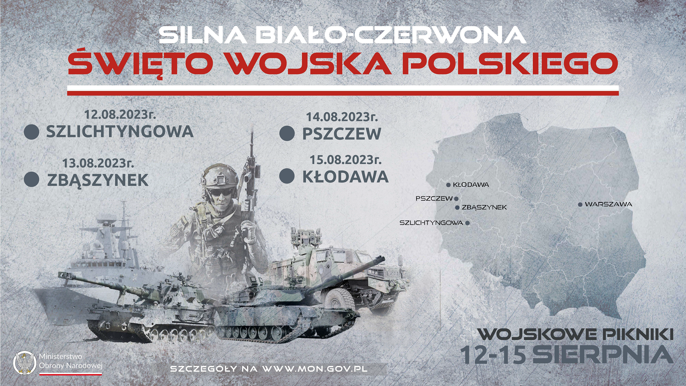 Ilustracja do informacji: Obchody Święta Wojska Polskiego w województwie lubuskim