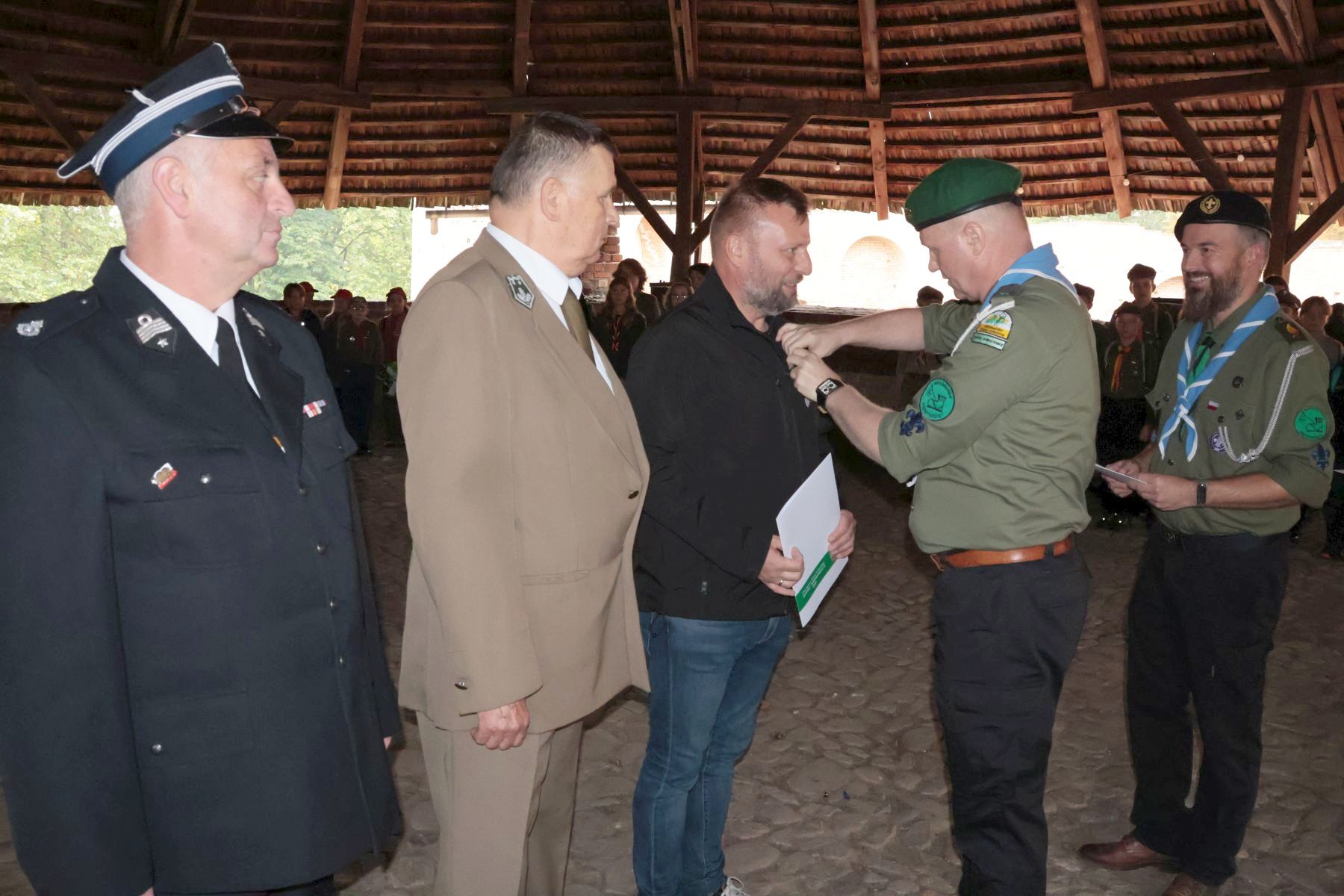 Ilustracja do informacji: Złoty Zawiszak dla burmistrza Remigiusza Lorenza