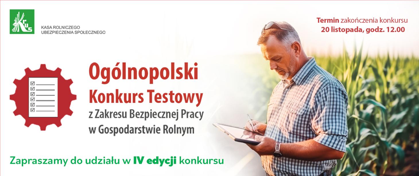 Ilustracja do informacji: Konkurs „Bezpieczny Rolnik, Bezpieczne Wieś”
