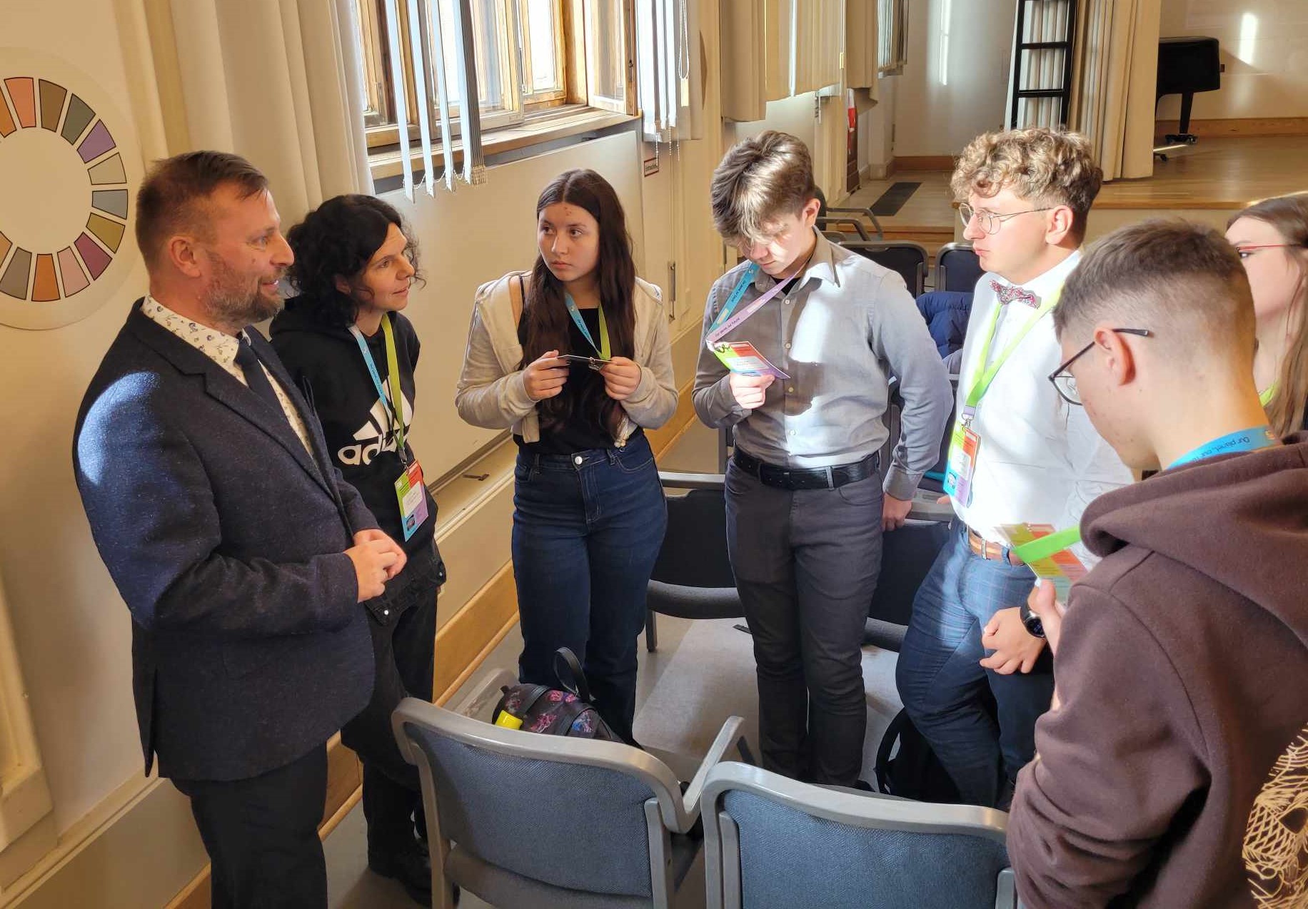 Ilustracja do informacji: Nasi uczniowie na międzynarodowej konferencji w Berlinie