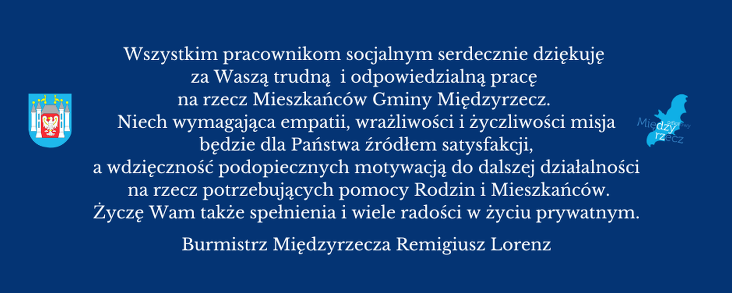 Ilustracja do informacji: Życzenia dla Pracowników Socjalnych